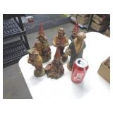 RESIN CAST GNOME FIGURES