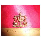 SCALES BROOCH