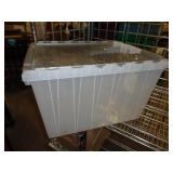 HINGED LID TOTE (LID BROKE) / UT