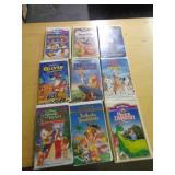9 - DISNEY VHS TAPES