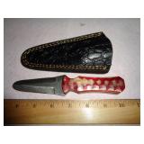 DAMASCUS STYLE ROUND BLADE KNIFE