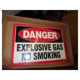 METAL DANGER SIGN