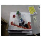 LIGHTED SANTA SLED