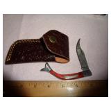 DAMASCUS STYLE POCKET KNIFE