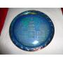 8" CARNIVAL GLASS PLATE INDEPENDENCE HALL