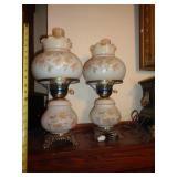 TWO VINTAGE LAMPS TWO VINTAGE LAMPS