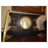 INGRAHM VINTAGE MANTLE CLOCK W KEY / FR INGRAHM VINTAGE MANTLE CLOCK W KEY / FR