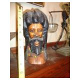 1989 WOOD CARVED FIGURE / FR 1989 WOOD CARVED FIGURE / FR