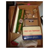 LOT OF VINTAGE WATCHES & ETC / FR LOT OF VINTAGE WATCHES & ETC / FR