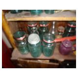 4TH SHELF LOT / JARS, SPRAYER & MISC. / DR 4TH SHELF LOT / JARS, SPRAYER & MISC. / DR