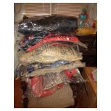 LOT OF LINENS & PILLOWS / UPSTAIRS LOT OF LINENS & PILLOWS / UPSTAIRS
