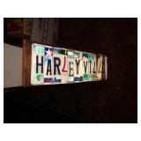 HARLEY LICENSE PLATE PLAQUE / FR HARLEY LICENSE PLATE PLAQUE / FR