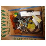BOX OF GUN STUFF AND MISC. / CR BOX OF GUN STUFF AND MISC. / CR