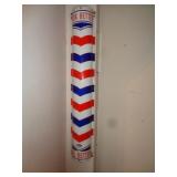 METAL BARBER SIGN / 48' X 9' / K HALLWAY METAL BARBER SIGN / 48' X 9' / K HALLWAY