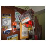 ALL HARDWARE & MISC. ON PEGBOARD LS / BSMT ALL HARDWARE & MISC. ON PEGBOARD LS / BSMT