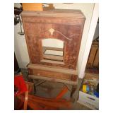 EMPTY FLOOR RADIO CABINET 47' X 23' X 17' / BSMT EMPTY FLOOR RADIO CABINET 47' X 23' X 17' / BSMT