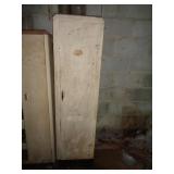 1 DOOR WOOD CABINET 58" X 18" X 12"