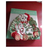 FITZ & FLOYD KITTY KRINGLE PLATE / K