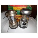TWO BATTERY POWERED LANTERNS / WR