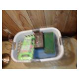 BASKET OF MISC. & BASKET / DR