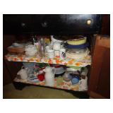 ALL GLASSWARE & MISC IN BUFFET / DR