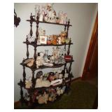 ALL CATS & FIGURES ON SHELF / LR