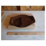 LONGABERGER OVAL PLATTER CHOCOLATE LONGABERGER OVAL PLATTER CHOCOLATE