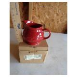 LONGABERGER SAUCE PITCHER TOMATO LONGABERGER SAUCE PITCHER TOMATO