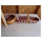 LONGABERGER 2 BASKETS LONGABERGER 2 BASKETS