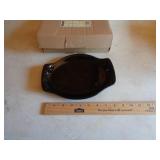 LONGABERGER SMALL OVAL PLATTER EBONY LONGABERGER SMALL OVAL PLATTER EBONY