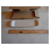 LONGABERGER OLIVE PLATE IVORY LONGABERGER OLIVE PLATE IVORY