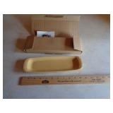 LONGABERGER OLIVE PLATE BUTTERNUT LONGABERGER OLIVE PLATE BUTTERNUT