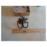 LONGABERGER DOUBLE WALL HOOK WROUGHT IRON LONGABERGER DOUBLE WALL HOOK WROUGHT IRON