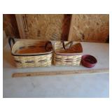 LONGABERGER 3 BASKETS LONGABERGER 3 BASKETS