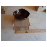 LONGABERGER SM RIPPLE BOWL CHOCOLATE LONGABERGER SM RIPPLE BOWL CHOCOLATE