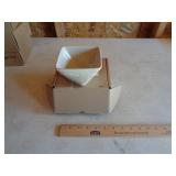 LONGABERGER TWISTED DISH IVORY LONGABERGER TWISTED DISH IVORY