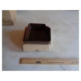 LONGABERGER SM PARTY BOWL CHOCOLATE LONGABERGER SM PARTY BOWL CHOCOLATE