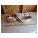LONGABERGER 2 BASKETS LONGABERGER 2 BASKETS