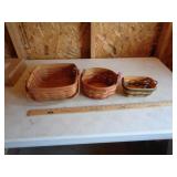 LONGABERGER 3 BASKETS LONGABERGER 3 BASKETS