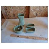 LONGABERGER 4 SAGE ITEMS LONGABERGER 4 SAGE ITEMS