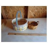 LONGABERGER 2 BASKETS & CHANGE PURSE LONGABERGER 2 BASKETS & CHANGE PURSE