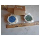 LONGABERGER SET OF 4 AMERICAN CRAFT COASTERS LONGABERGER SET OF 4 AMERICAN CRAFT COASTERS