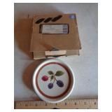 LONGABERGER COASTER LID BERRY LONGABERGER COASTER LID BERRY