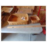 LONGABERGER 2 BASKETS LONGABERGER 2 BASKETS