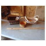 LONGABERGER 3 BASKETS LONGABERGER 3 BASKETS