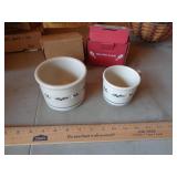 LONGABERGER HOLLY ITEMS 3 ITEMS LONGABERGER HOLLY ITEMS 3 ITEMS
