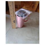 LONGABERGER PINK TRAVEL MUG LONGABERGER PINK TRAVEL MUG
