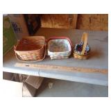 LONGABERGER 3 BASKETS LONGABERGER 3 BASKETS