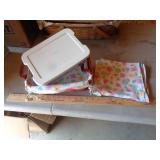 LONGABERGER BASKET WITH INSERT LONGABERGER BASKET WITH INSERT