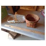 LONGABERGER 2 BASKETS LONGABERGER 2 BASKETS